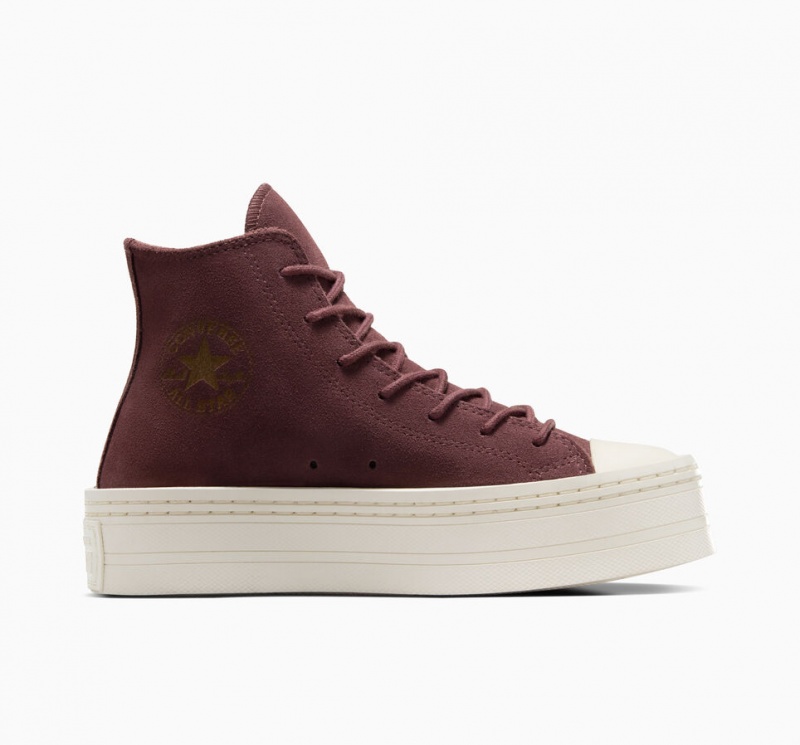 Converse Chuck Taylor All Star Modern Lift Platform Suede Bruin | 8136-XTGMC