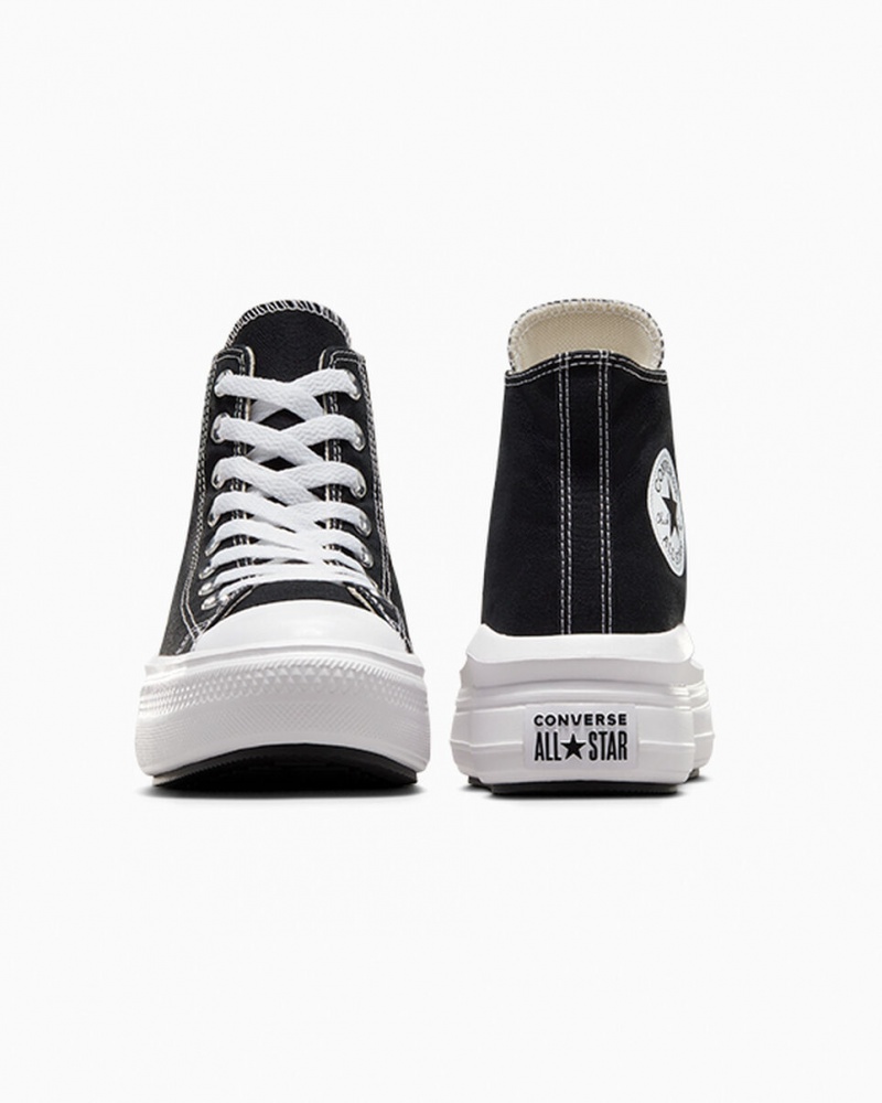 Converse Chuck Taylor All Star Move Platform Zwart Wit | 9326-WVHKS