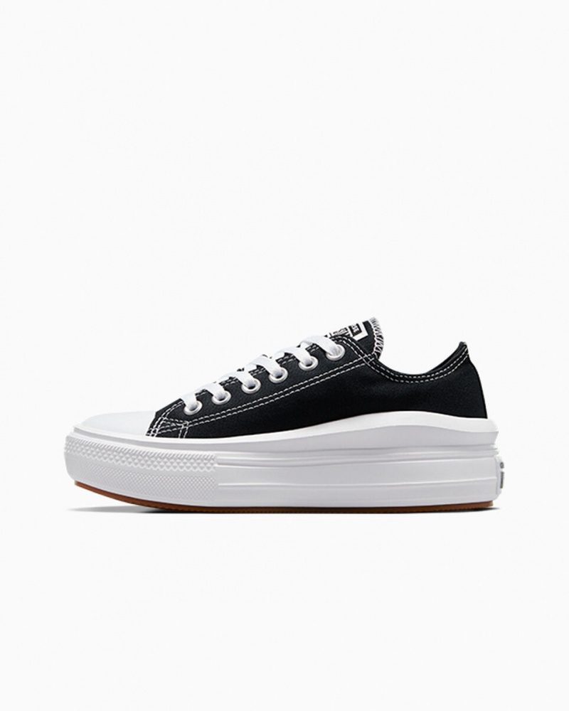 Converse Chuck Taylor All Star Move Platform Zwart Wit Wit | 0324-JTQZV