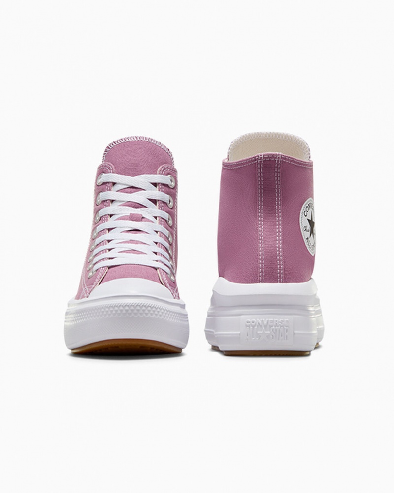 Converse Chuck Taylor All Star Move Platform Seasonal Color Wit Zwart | 0124-JAFKO