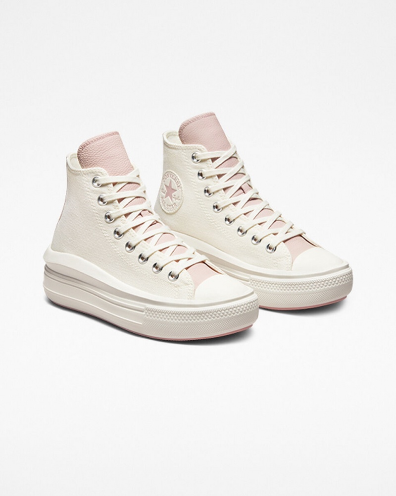 Converse Chuck Taylor All Star Move Platform Tonal Materials Roze | 7842-AJFRY