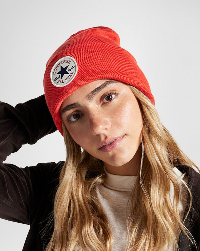 Converse Chuck Taylor All Star Patch Beanie Nomadic Rust | 6457-RELVK