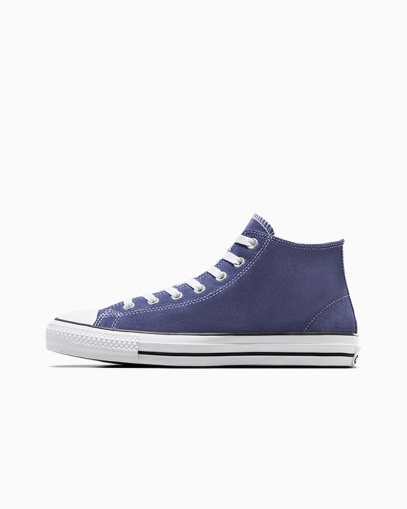 Converse Chuck Taylor All Star Pro Suede Blauw Wit Zwart | 2651-IVCBA