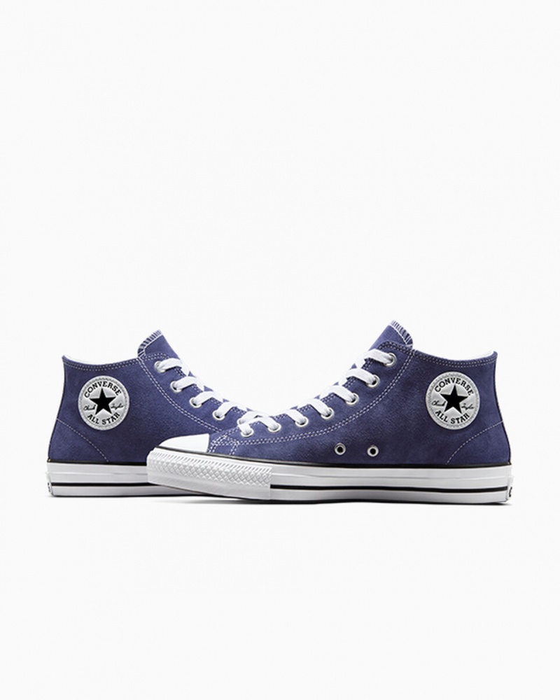 Converse Chuck Taylor All Star Pro Suede Blauw Wit Zwart | 2651-IVCBA