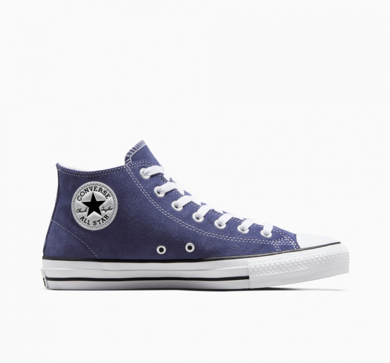 Converse Chuck Taylor All Star Pro Suede Blauw Wit Zwart | 2651-IVCBA