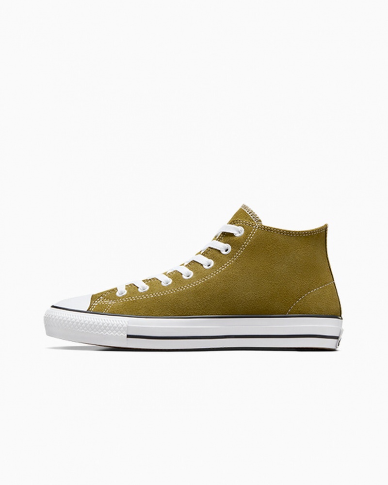 Converse Chuck Taylor All Star Pro Suede Wit Zwart | 5824-CMEQH