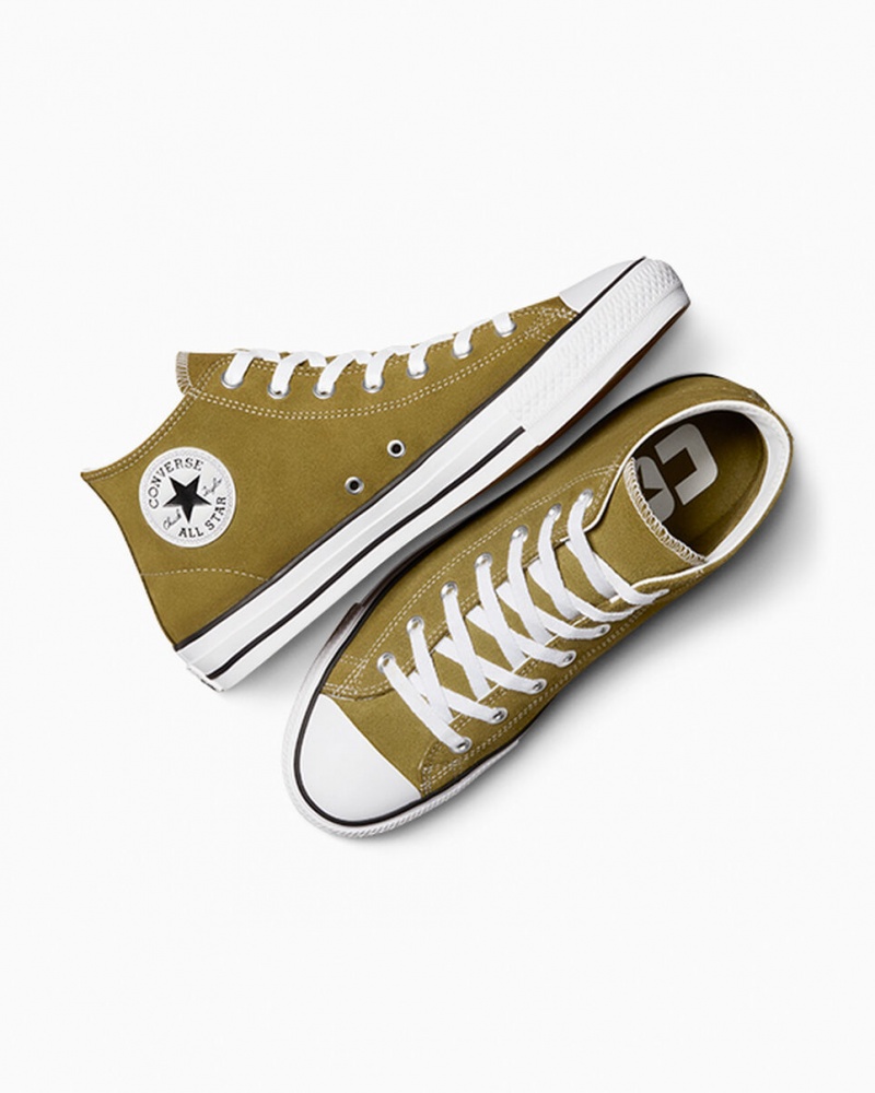 Converse Chuck Taylor All Star Pro Suede Wit Zwart | 5824-CMEQH