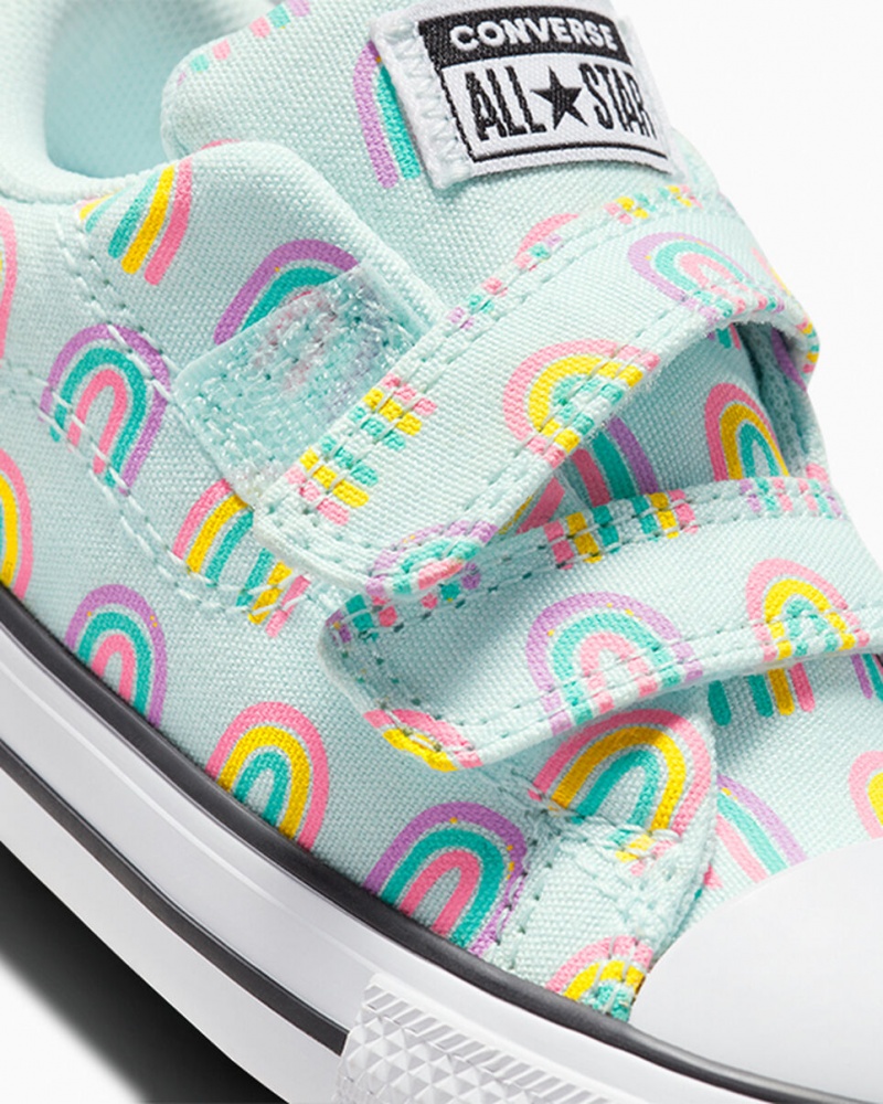 Converse Chuck Taylor All Star Rave Easy-On Rainbows Blauw Roze | 6274-PVXDG