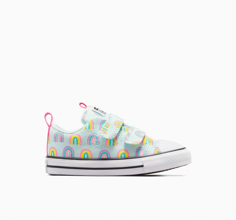 Converse Chuck Taylor All Star Rave Easy-On Rainbows Blauw Roze | 6274-PVXDG