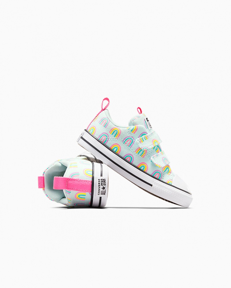 Converse Chuck Taylor All Star Rave Easy-On Rainbows Blauw Roze | 4182-DLZCQ