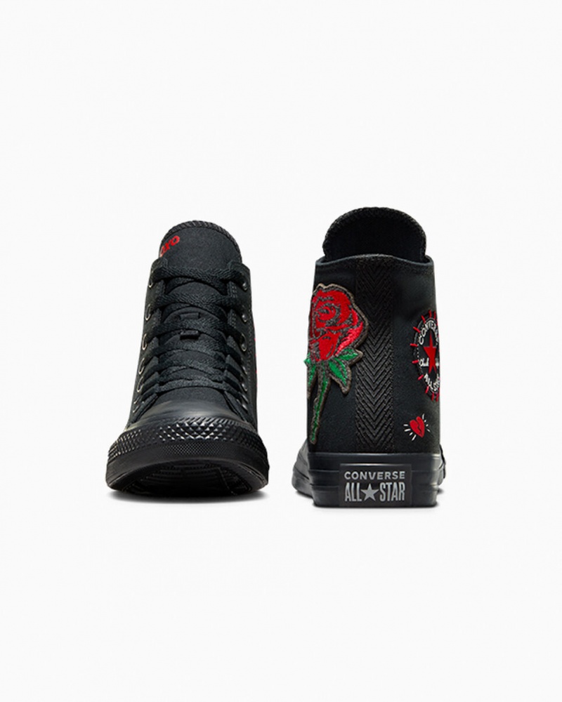 Converse Chuck Taylor All Star Rose Zwart Rood Groen | 3658-QVDIE