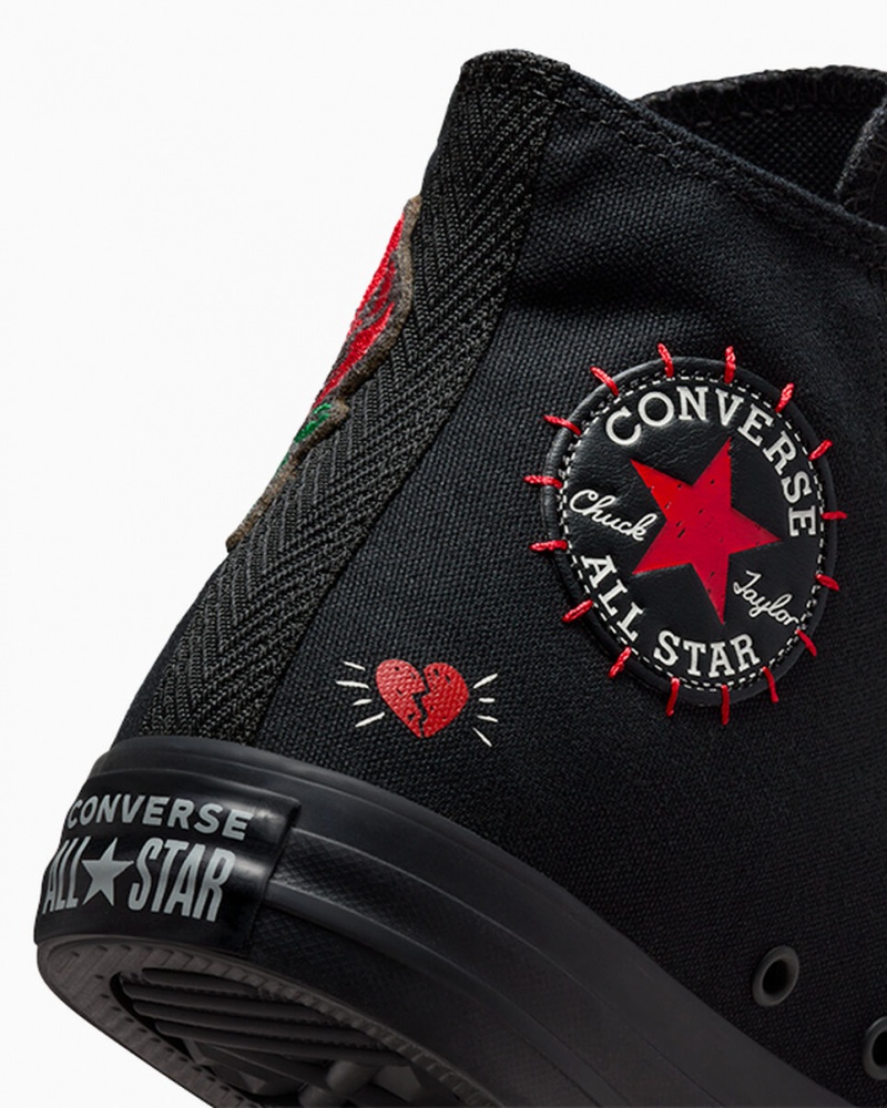 Converse Chuck Taylor All Star Rose Zwart Rood Groen | 3658-QVDIE