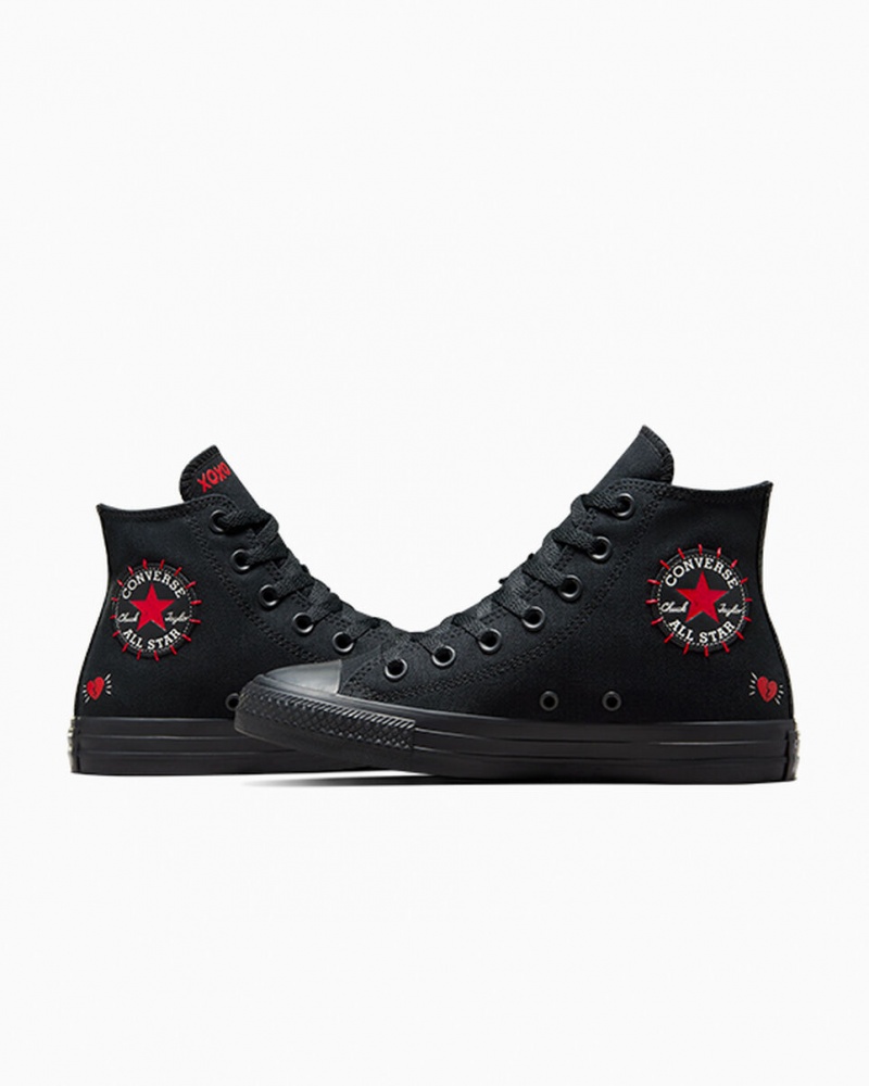 Converse Chuck Taylor All Star Rose Zwart Rood Groen | 7438-XMHIS