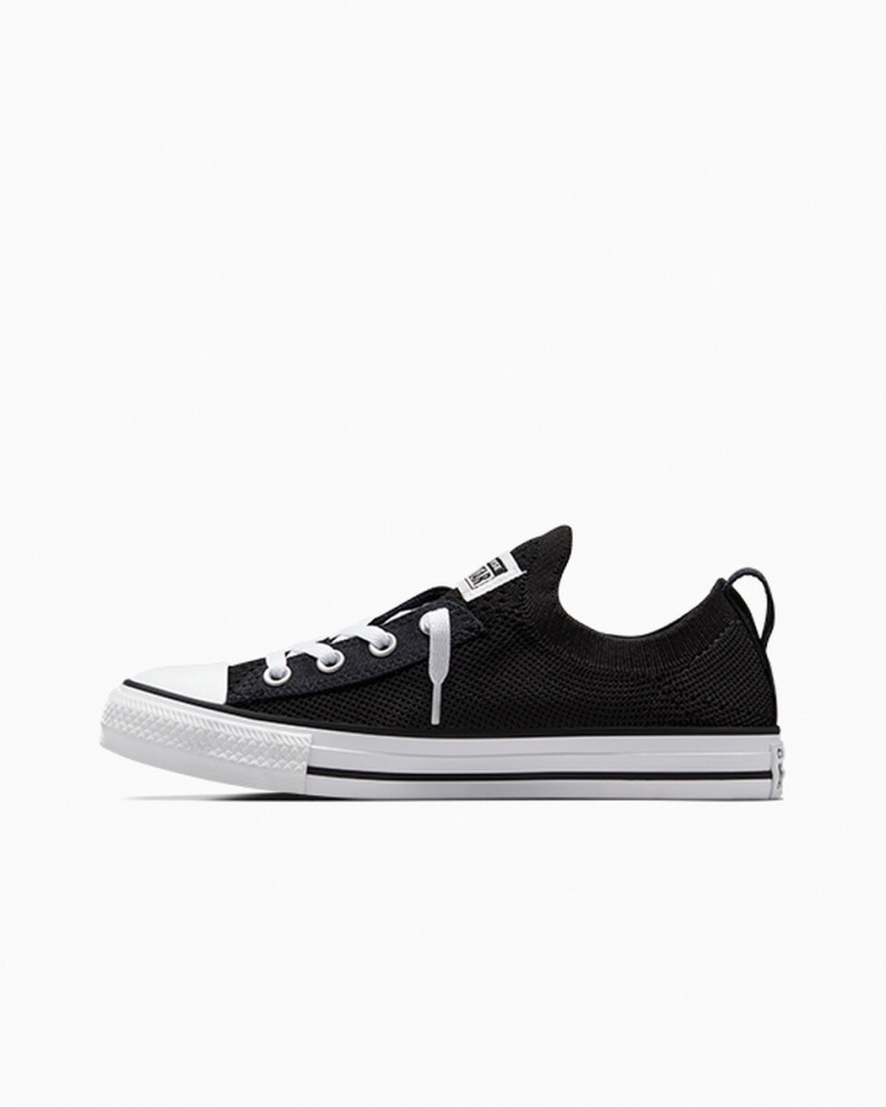 Converse Chuck Taylor All Star Shoreline Knit Slip Zwart Wit Zwart | 7104-FPCDS