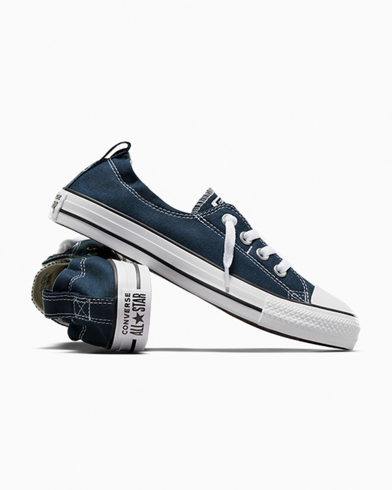 Converse Chuck Taylor All Star Shoreline Slip Donkerblauw | 2410-KPXJC