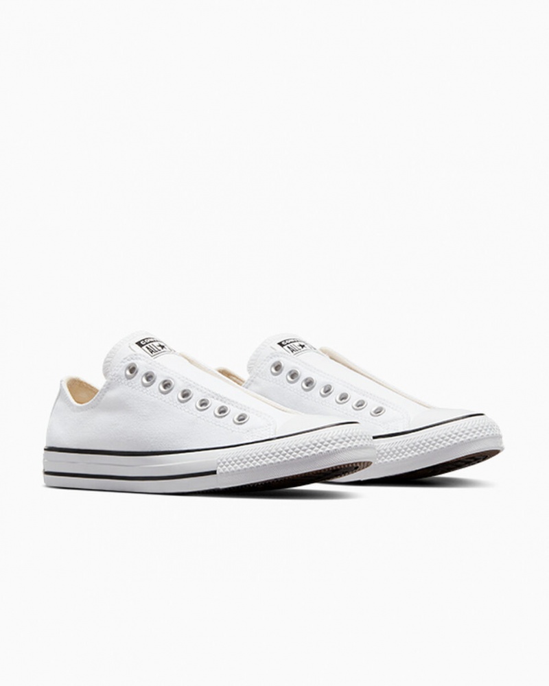 Converse Chuck Taylor All Star Slip Wit Zwart Wit | 9218-QVWIB