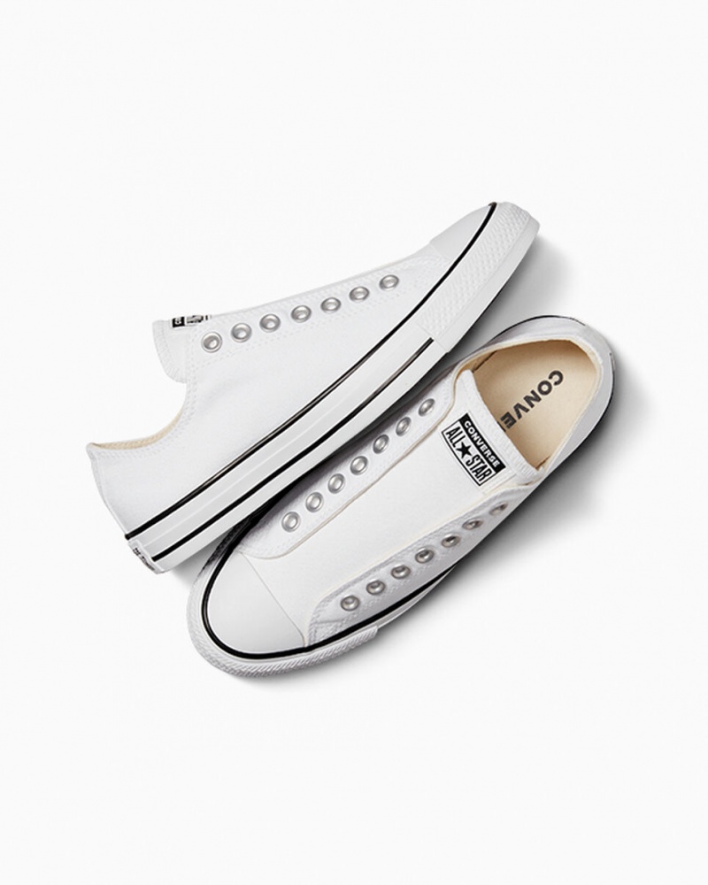 Converse Chuck Taylor All Star Slip Wit Zwart Wit | 9218-QVWIB