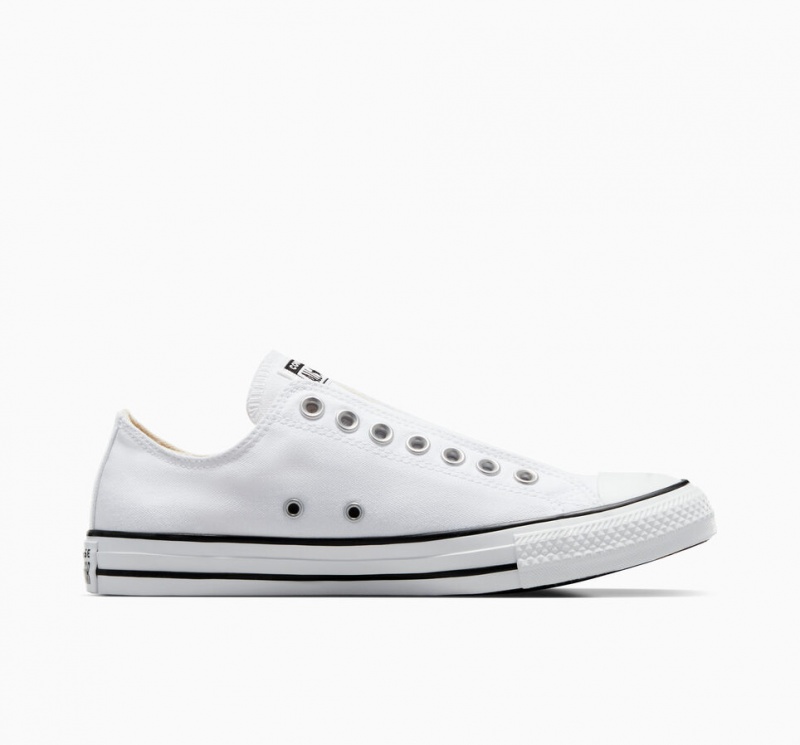 Converse Chuck Taylor All Star Slip Wit Zwart Wit | 9218-QVWIB