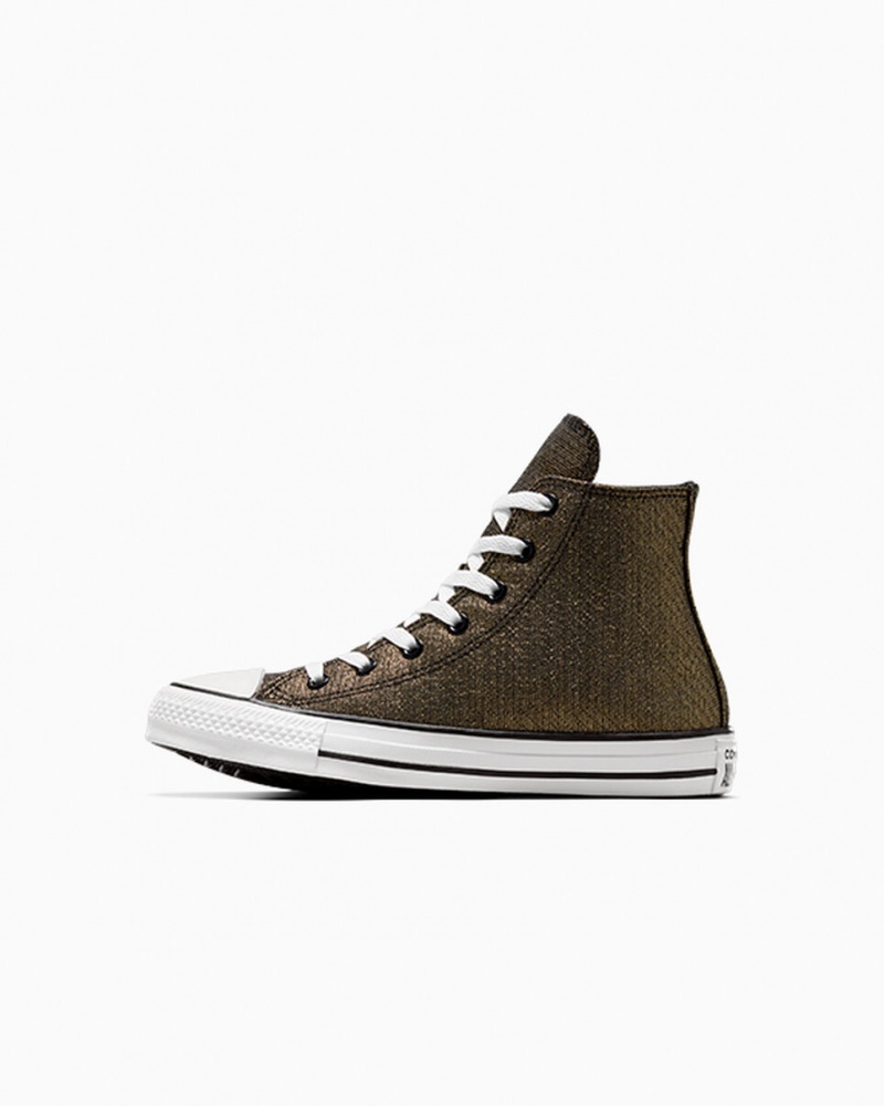 Converse Chuck Taylor All Star Sparkle Zwart Goud Wit | 9856-UGIJY