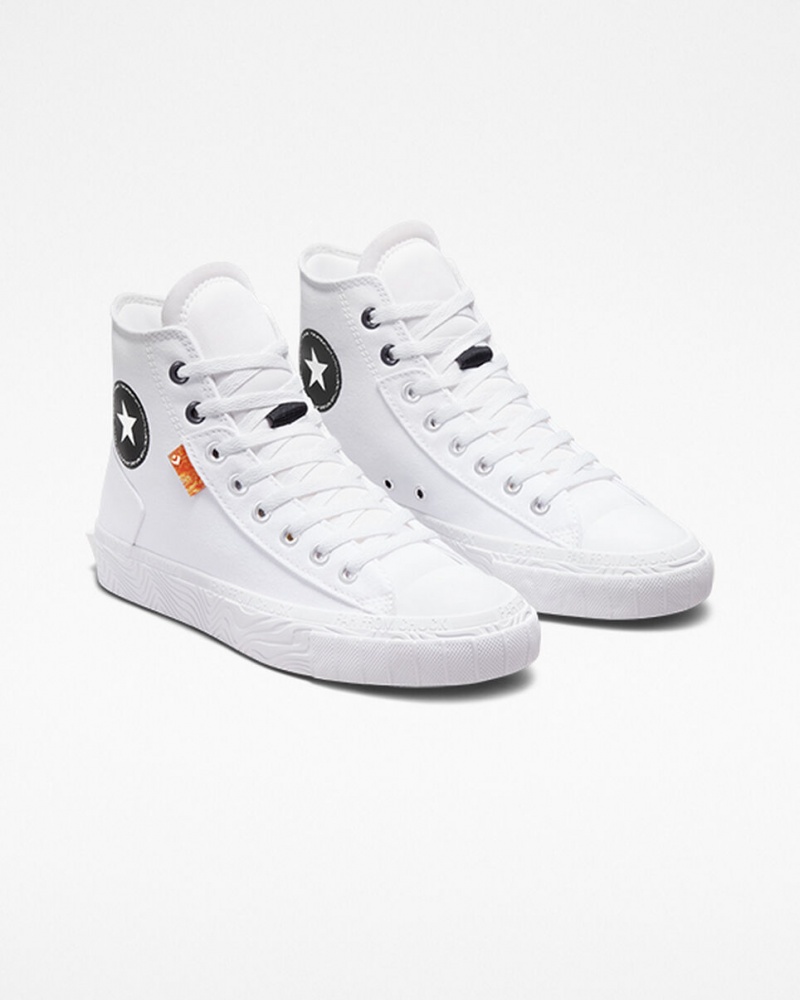 Converse Chuck Taylor Alt Star Canvas Wit Zwart Wit | 3671-TPNXF