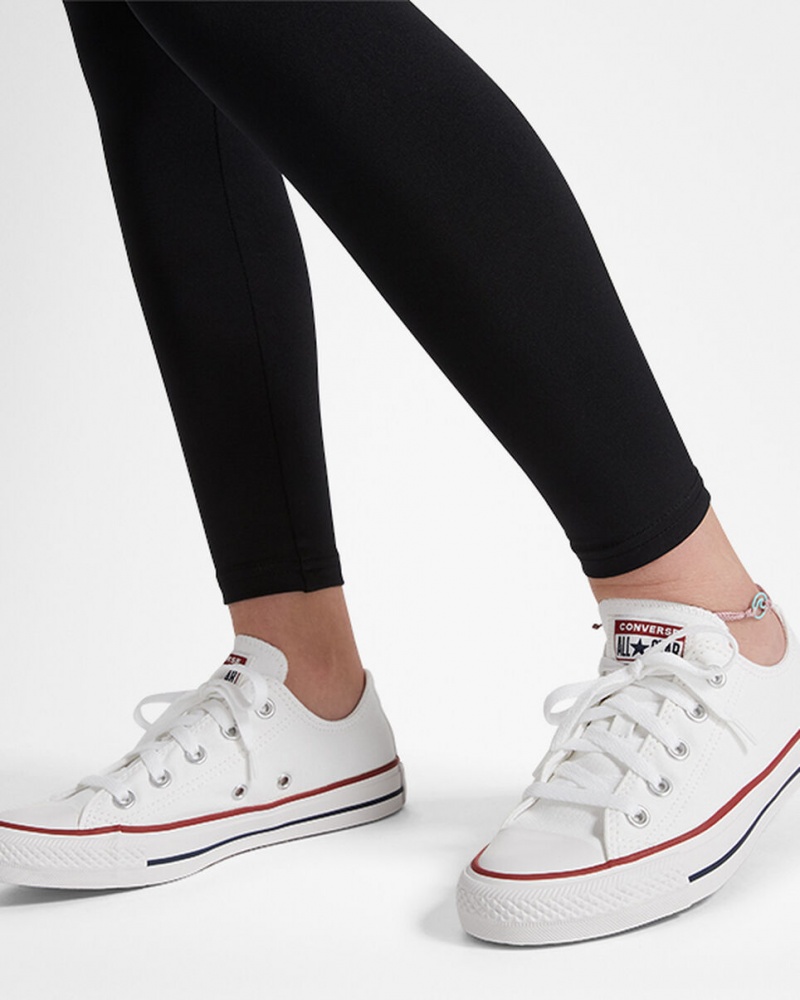 Converse Chuck Taylor Patch High Rise Leggings Zwart | 0245-CLETP