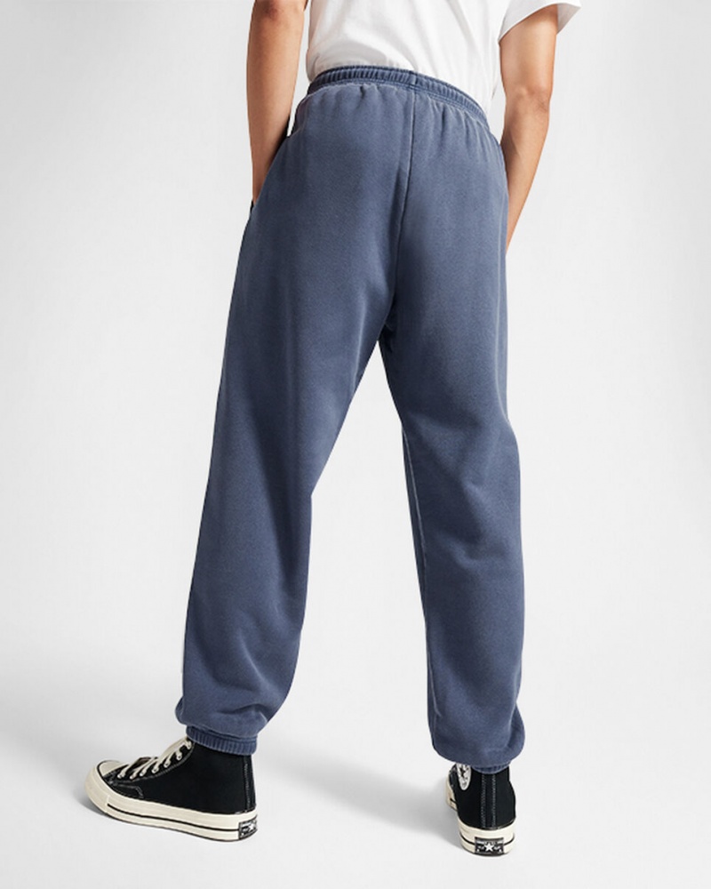 Converse Converse Go-To Sneaker Patch Loose-Fit Sweatpants Blauw | 6124-UZESG