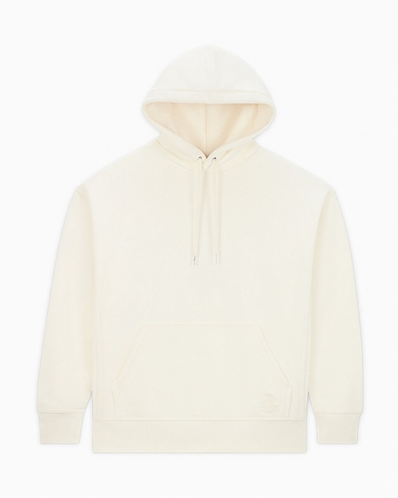 Converse Converse Gold Standard Loose-Fit Pullover Hoodie Egret | 3298-MJUHD