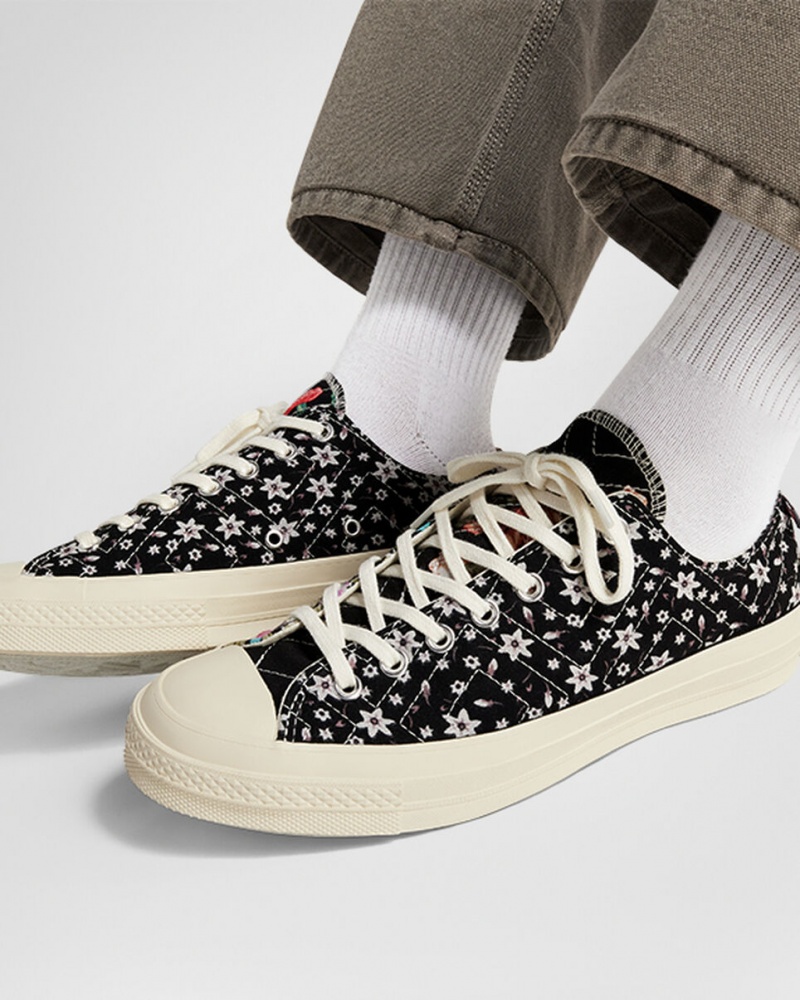 Converse Converse Upcycled Floral Chuck 70 Zwart Zwart | 0681-DENPX