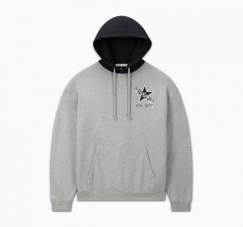 Converse Converse x Awake NY French Terry Hoodie Grijs | 7689-NMTDQ