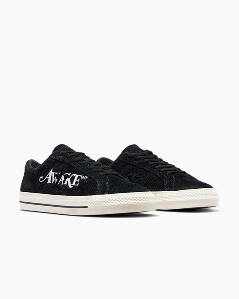 Converse Converse x Awake NY One Star Pro Zwart Wit | 5421-RMSND