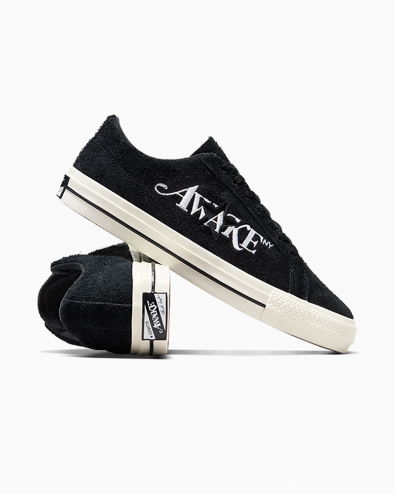 Converse Converse x Awake NY One Star Pro Zwart Wit | 5421-RMSND