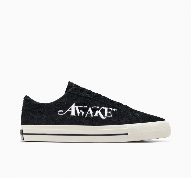 Converse Converse x Awake NY One Star Pro Zwart Wit | 5421-RMSND