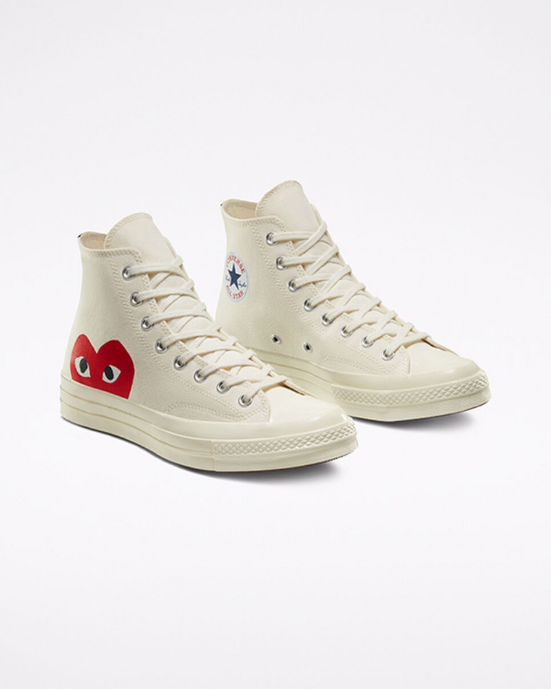 Converse Converse x Comme des Garçons PLAY Chuck 70 Wit Rood | 2806-OHSCA