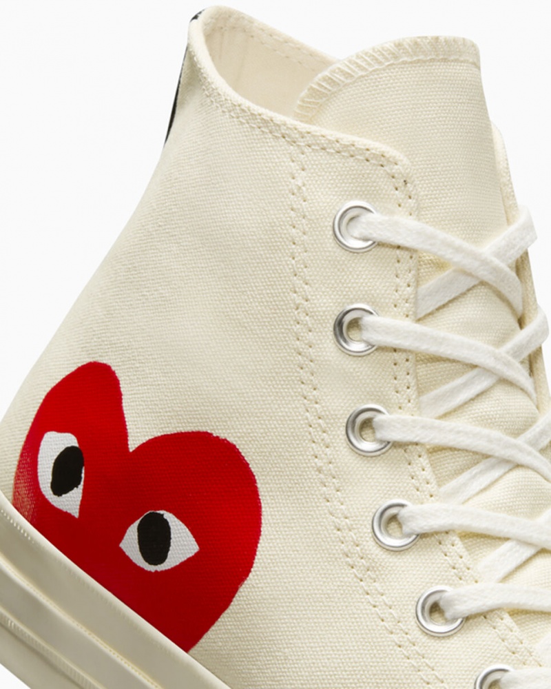 Converse Converse x Comme des Garçons PLAY Chuck 70 Wit Rood | 2806-OHSCA