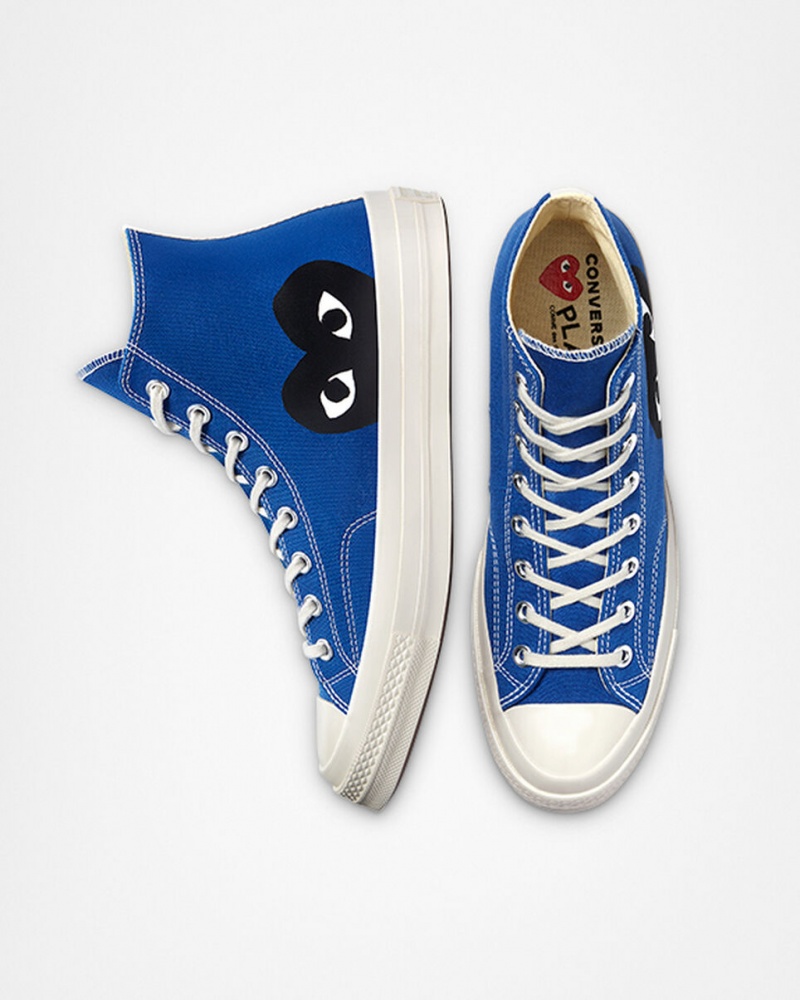 Converse Converse x Comme des Garçons PLAY Chuck 70 Blauw Zwart | 2980-JPHXN