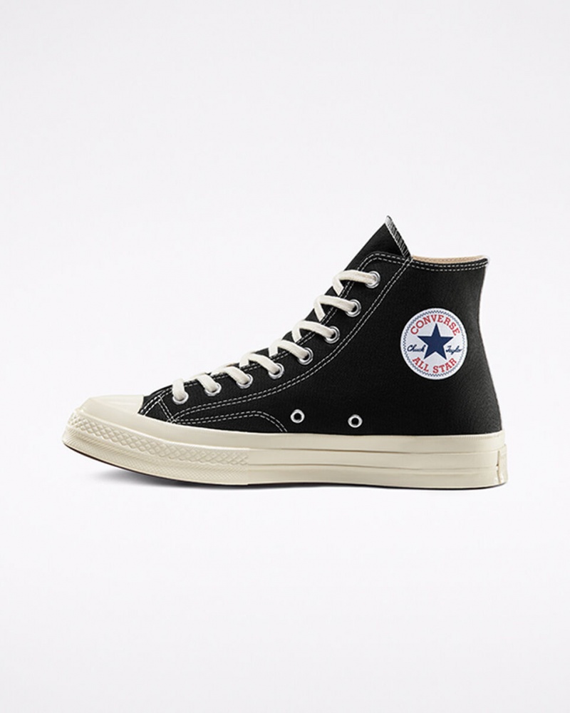 Converse Converse x Comme des Garçons PLAY Chuck 70 Zwart Wit Rood | 4798-ANWUJ