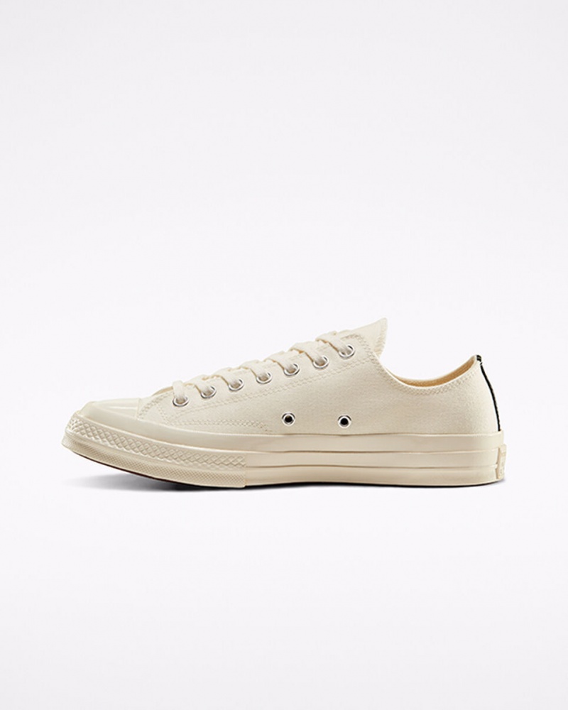 Converse Converse x Comme des Garçons PLAY Chuck 70 Wit Rood | 5680-LTYDP