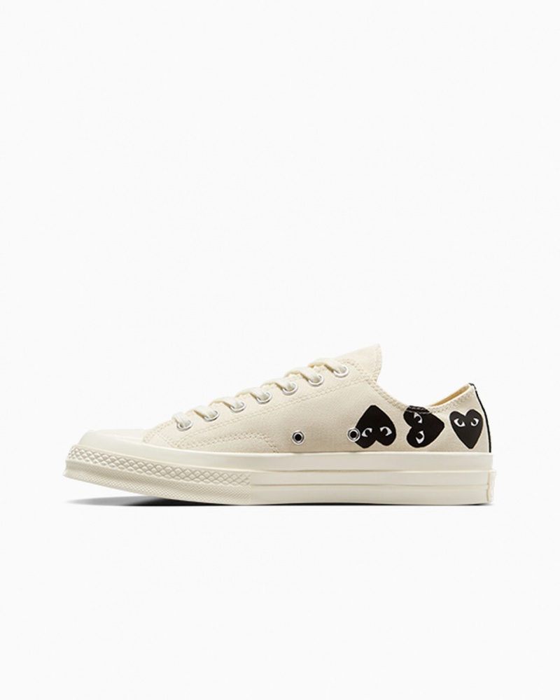 Converse Converse x Comme des Garçons PLAY Chuck 70 Multi Heart Zwart | 5381-CWSEO