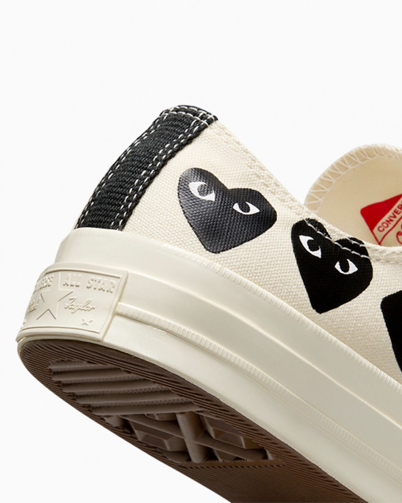 Converse Converse x Comme des Garçons PLAY Chuck 70 Multi Heart Zwart | 5381-CWSEO