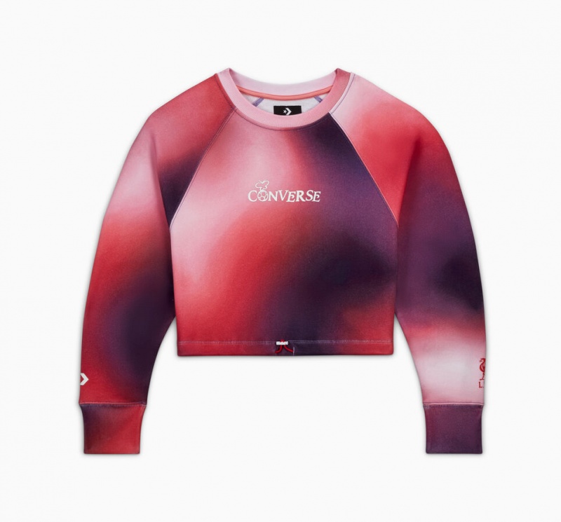 Converse Converse x LFC Cropped Crew Lawn Flamingo Gradient | 2894-IOHJP