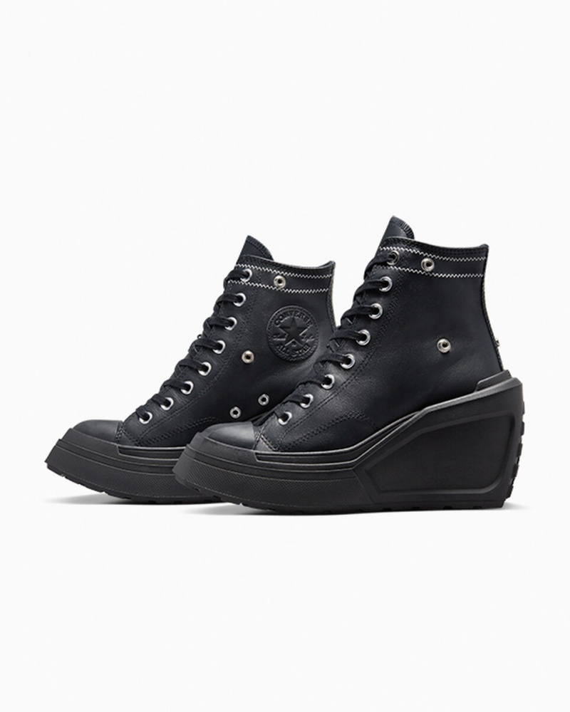 Converse Converse x Martine Ali Chuck 70 De Luxe Wedge Zwart Zwart Zwart | 8207-WTEQH