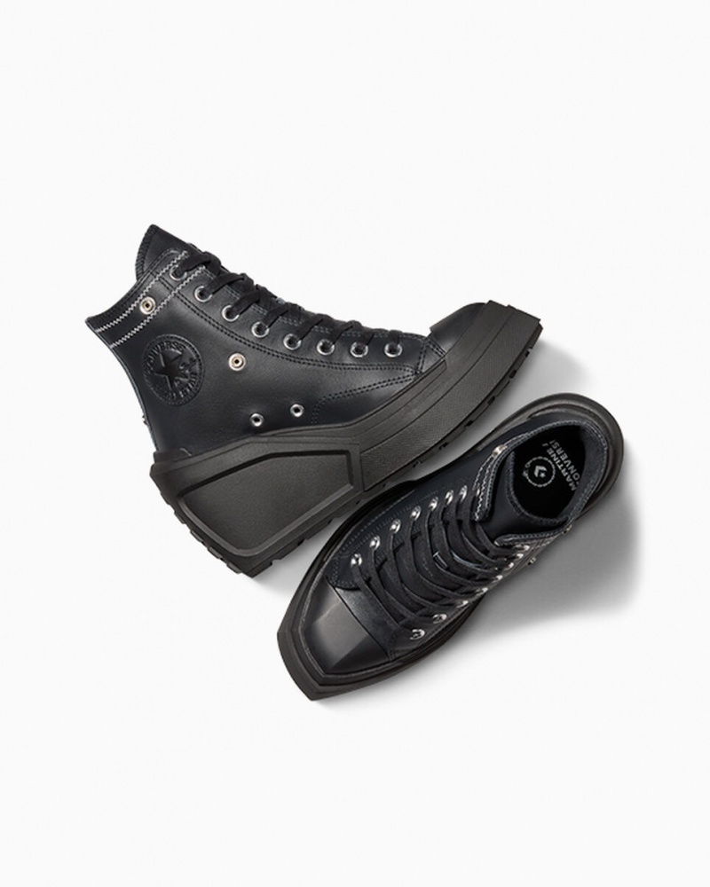 Converse Converse x Martine Ali Chuck 70 De Luxe Wedge Zwart Zwart Zwart | 8207-WTEQH