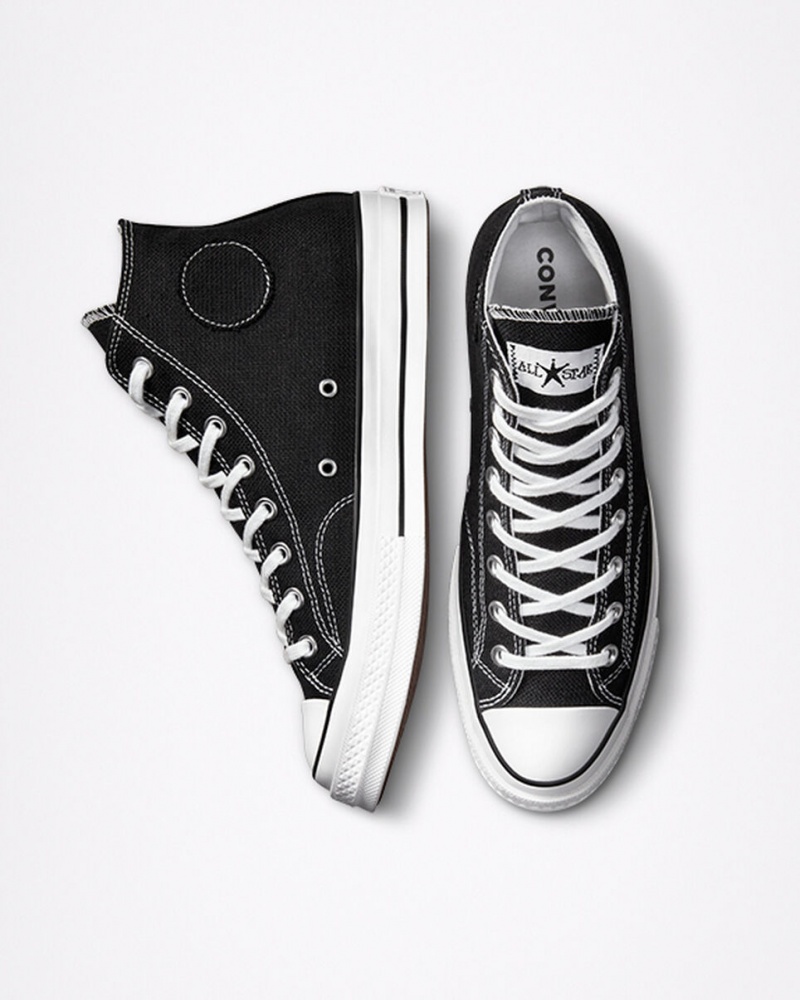 Converse Converse x Stüssy Chuck 70 Zwart Wit Zwart | 5123-WQPUS