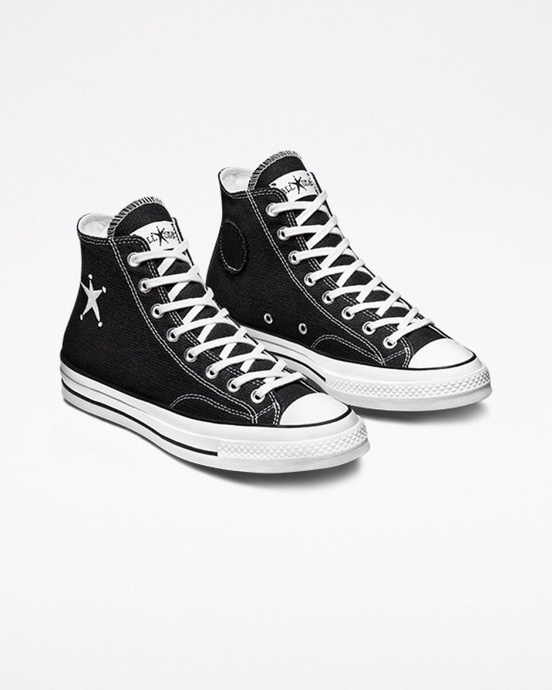 Converse Converse x Stüssy Chuck 70 Zwart Wit Zwart | 5123-WQPUS