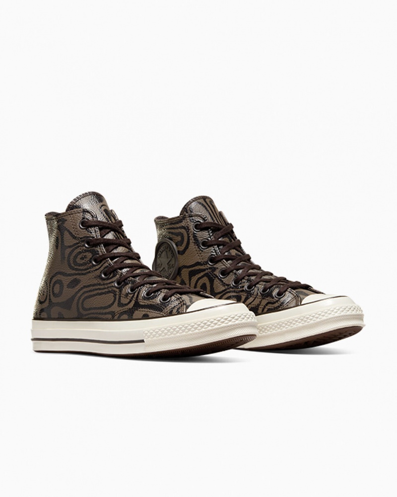 Converse Converse x Wonka Chuck 70 Chocolate Swirl Bruin | 1269-DUWKY