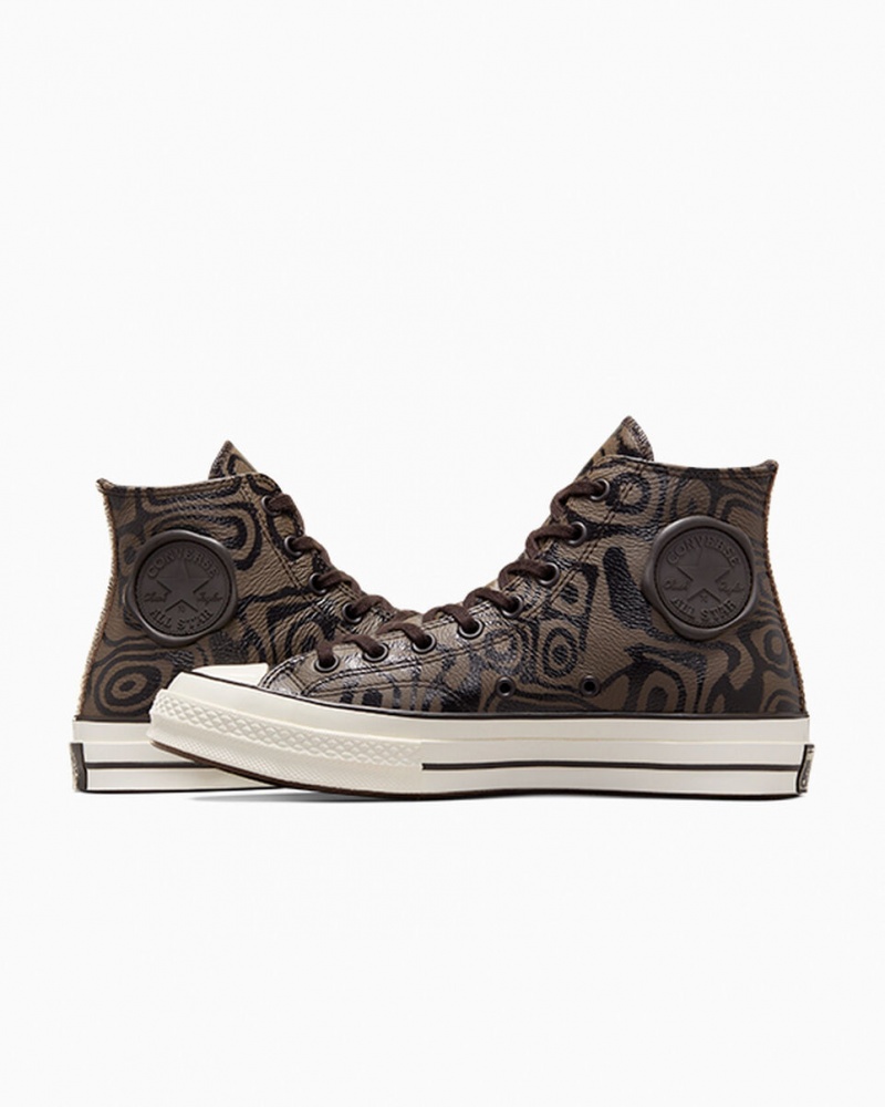 Converse Converse x Wonka Chuck 70 Chocolate Swirl Bruin | 1269-DUWKY