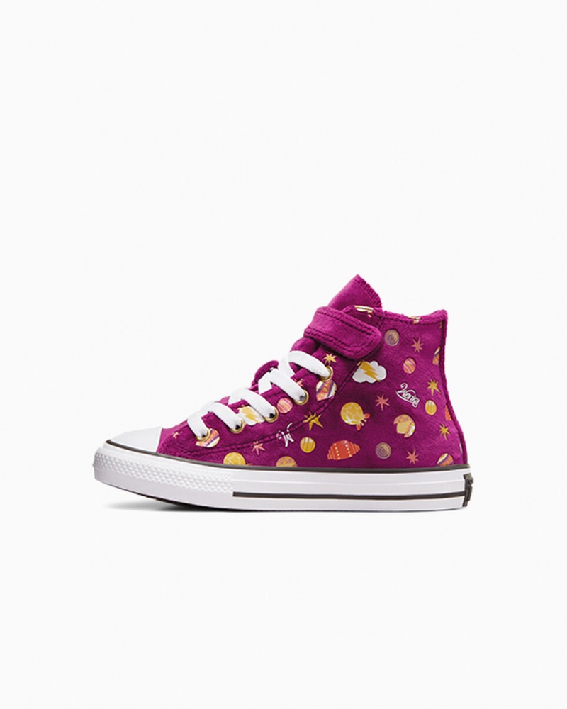 Converse Converse x Wonka Chuck Taylor All Star Easy On Paars Goud Wit | 2670-QZTAK