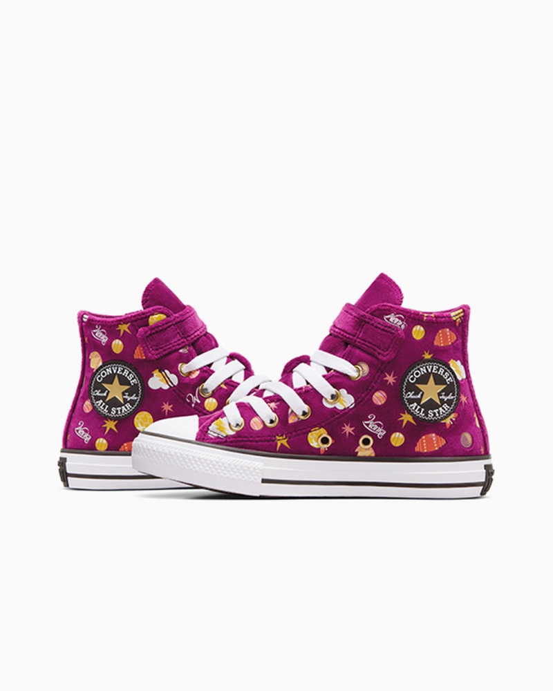 Converse Converse x Wonka Chuck Taylor All Star Easy On Paars Goud Wit | 2670-QZTAK