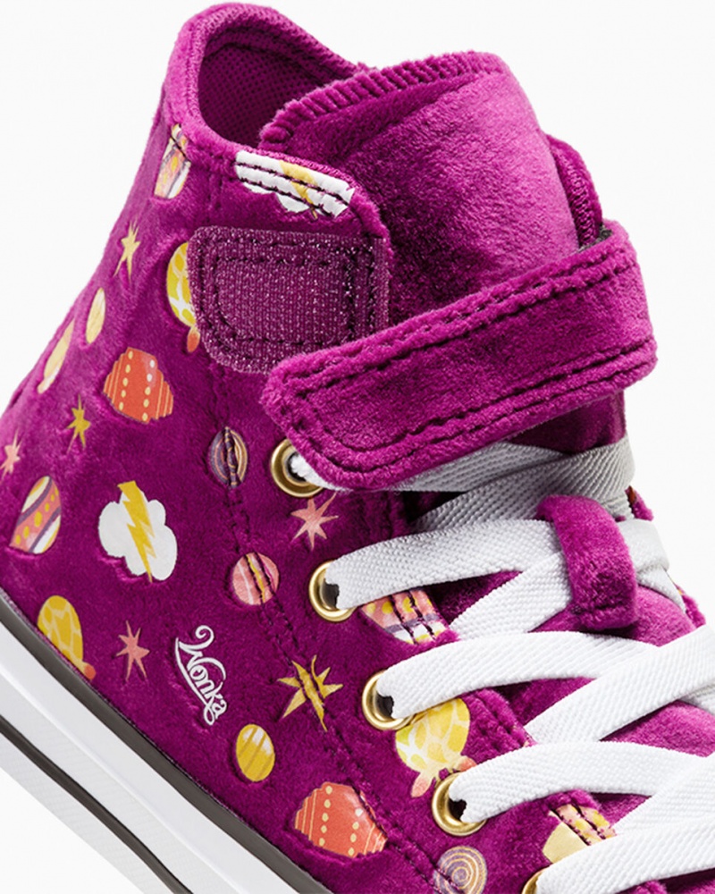 Converse Converse x Wonka Chuck Taylor All Star Easy On Paars Goud Wit | 2670-QZTAK