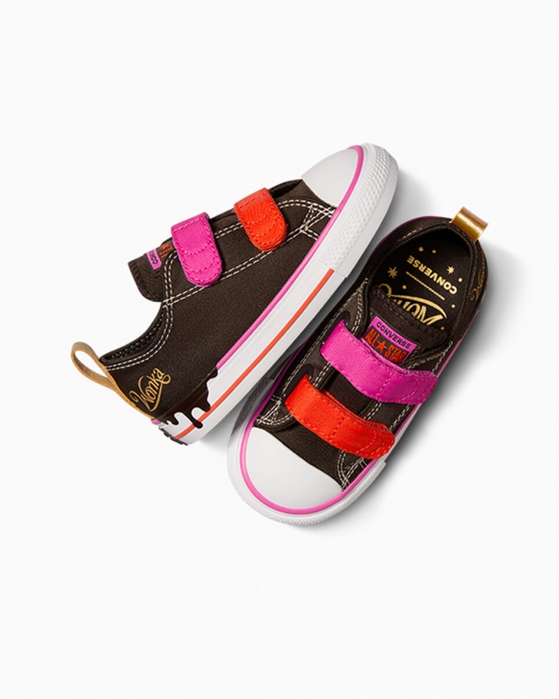 Converse Converse x Wonka Chuck Taylor All Star Easy On Bruin Roze Wit | 0941-AEICH